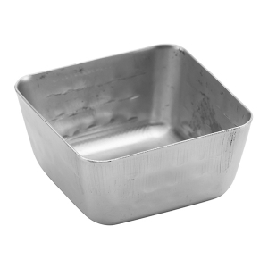 כלי לרוטב מרובע נירוסטה מרוקע 5X3.5 ס"מ