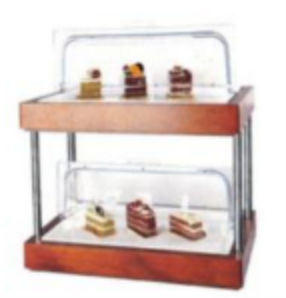 מעמד מהודר מעץ 2 קומות + פעמונים 1/1 62/40/54 ס"מ