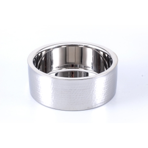 קערת הגשה ישרה 25.5 ס”מ דופן כפולה מרוקע דגם קשמיר Evinox