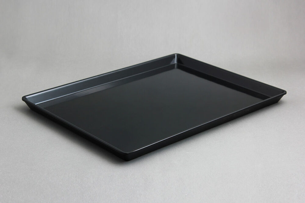 מגש לולבי 43X33 מלמין שחור