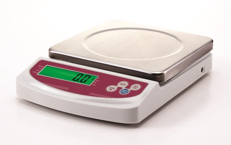 משקל דיגיטלי עד 5 ק"ג דיוק 1 גרם + שנאי לשקע