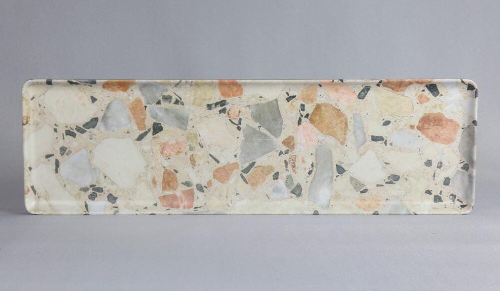 מגש 2/4 גובה 1.8 דגם שברי אבנים