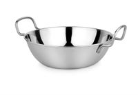 קערה הגשה נירוסטה עם 2 ידיות 25 ס"מ