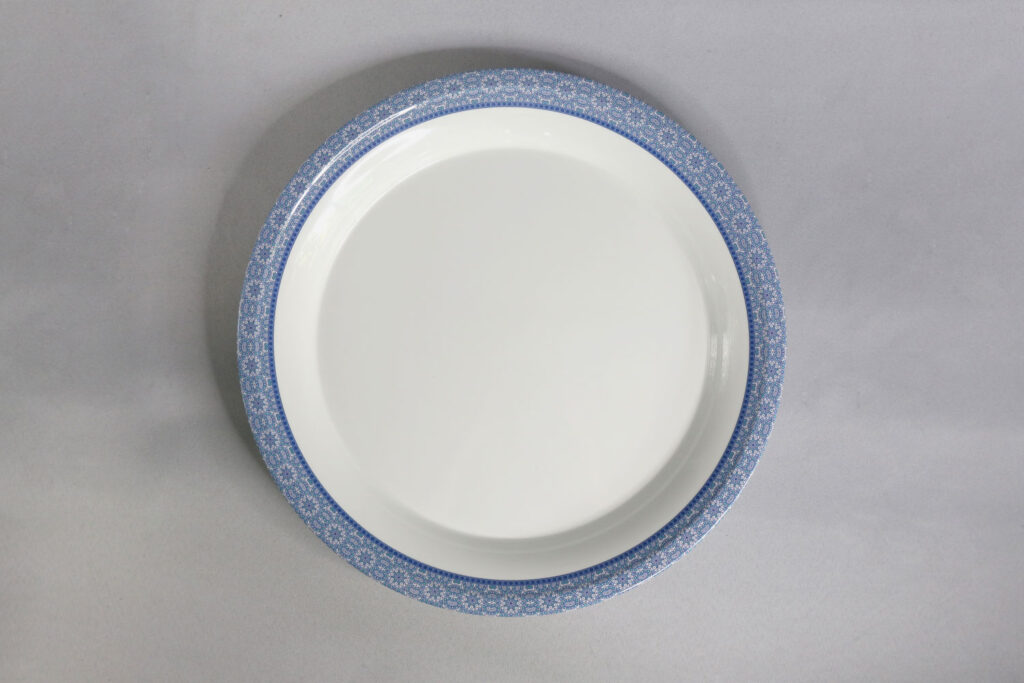 צלחת הגשה עגולה 40*4 לאק מלמין