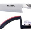 סט סכין ומשחיז GLOBAL