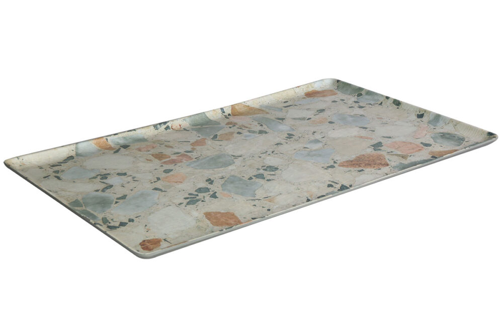 מגש 1/1 גובה 1.8 דגם שברי אבנים