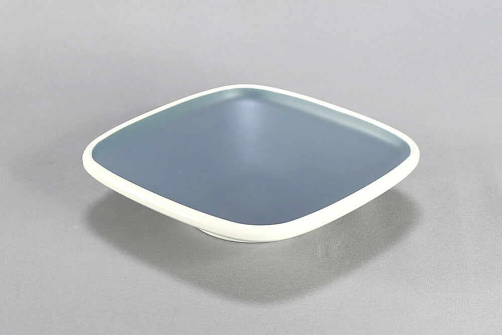 קערה מרובעת טאיג'י 25 ס"מ מלמין כחול לבן