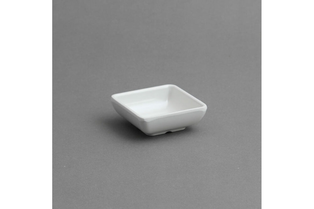 רוטביה ריבועית 7*7 מלמין לבן