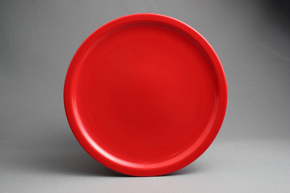 צלחת 25 מלמין אדום