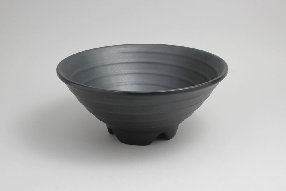 קערה קונית  זן וינד 25.4*11 מלמין שחור