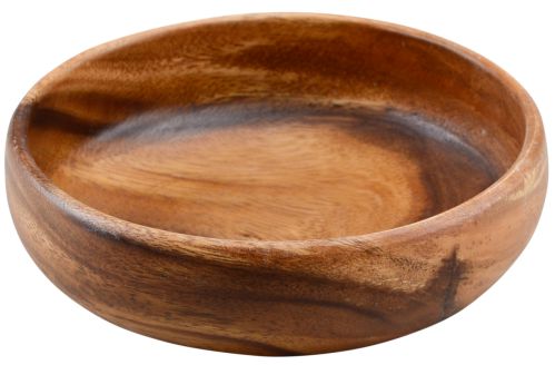 קערה לסלט עץ מלא 18X5 ס"מ