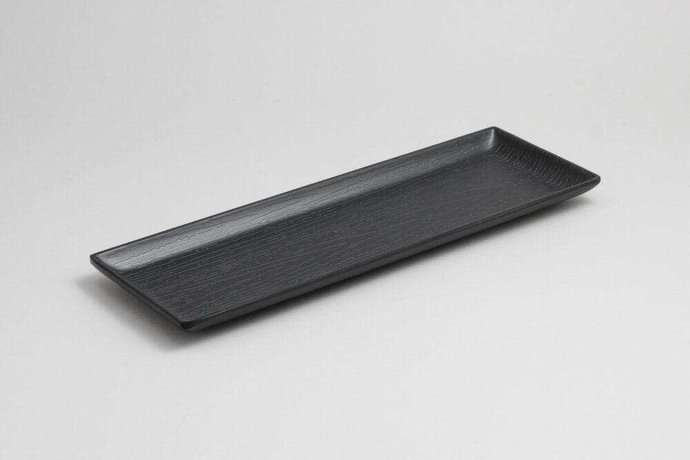 מגש דמוי עץ שחור 30*10 מלמין