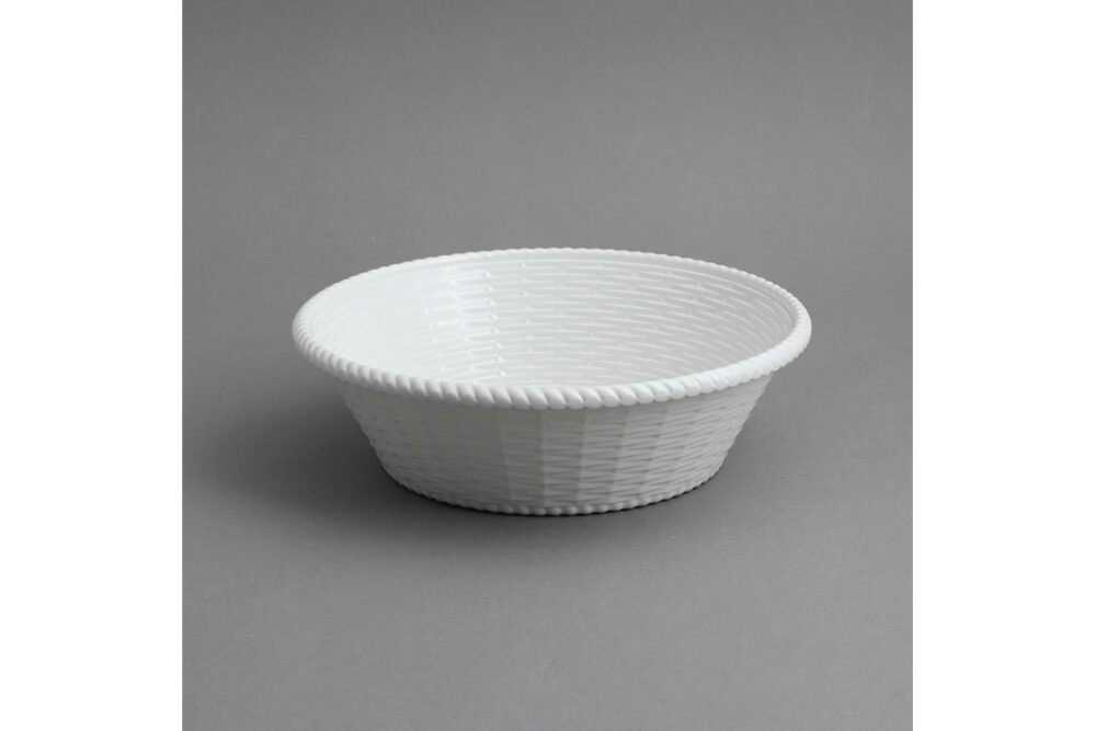 סלסלה ללחם עגולה מלמין לבן