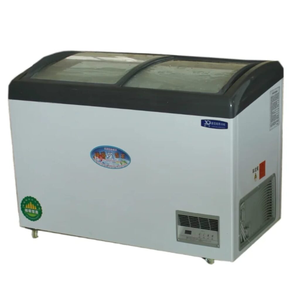 מקפיא גלידות / אמבטיה  דלתות זכוכית 400 ליטר