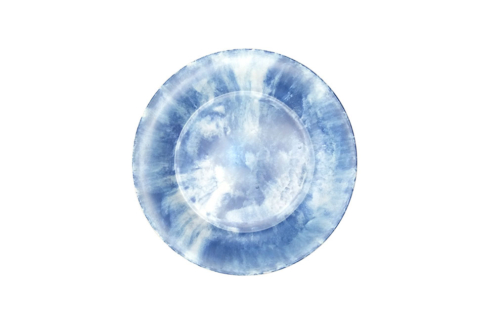 צלחת 25.5 ס"מ קלאודי כחול מלמין