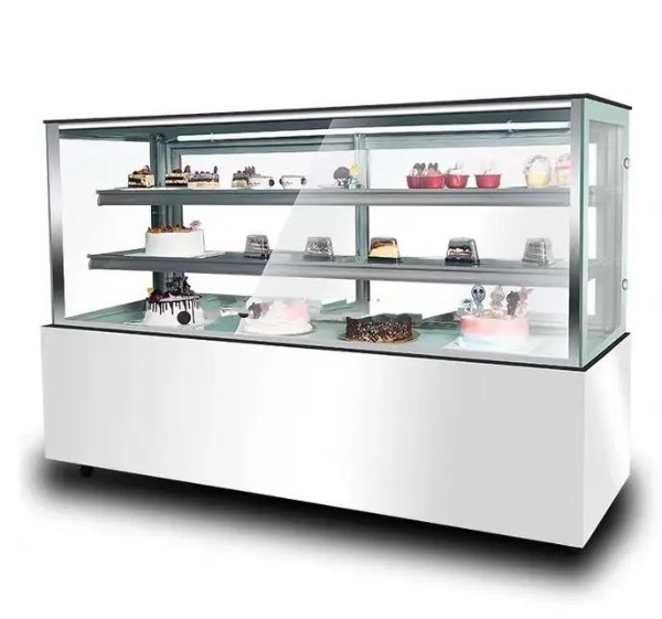 מקרר עוגות 150 ס"מ זכוכית ישרה