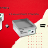 חבילת פלטת צלייה חשמלית 40/40 + צ'יפסר חשמלי 4 ליטר