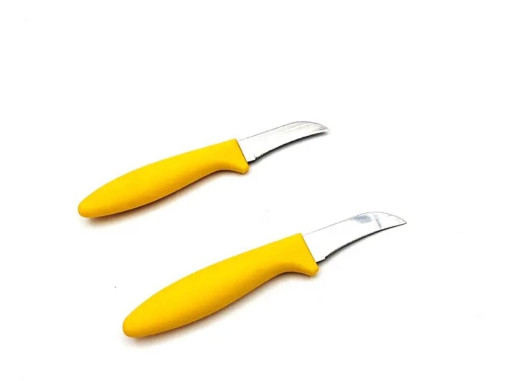 סכין ירקות חלק 10 ס"מ שחור נסליין