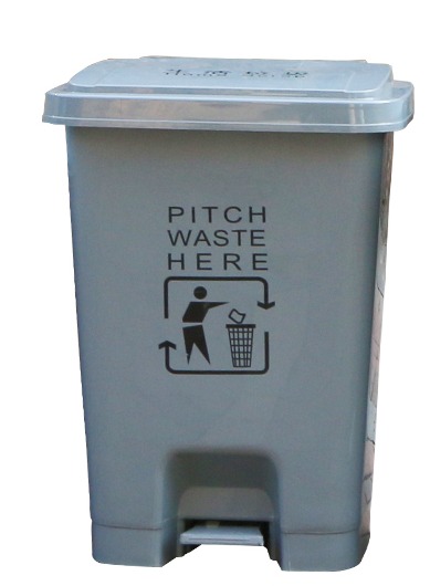 פח דוושה 60 ליטר אפור NESLINE