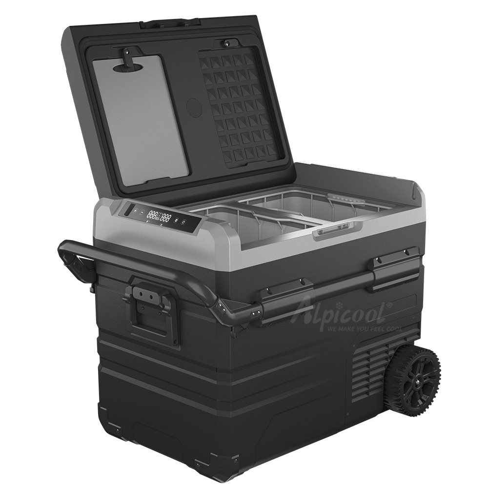 מקרר מקפיא לרכב/ צידנית חשמלית Alpicool דגם TWW45 ( כולל סוללה)