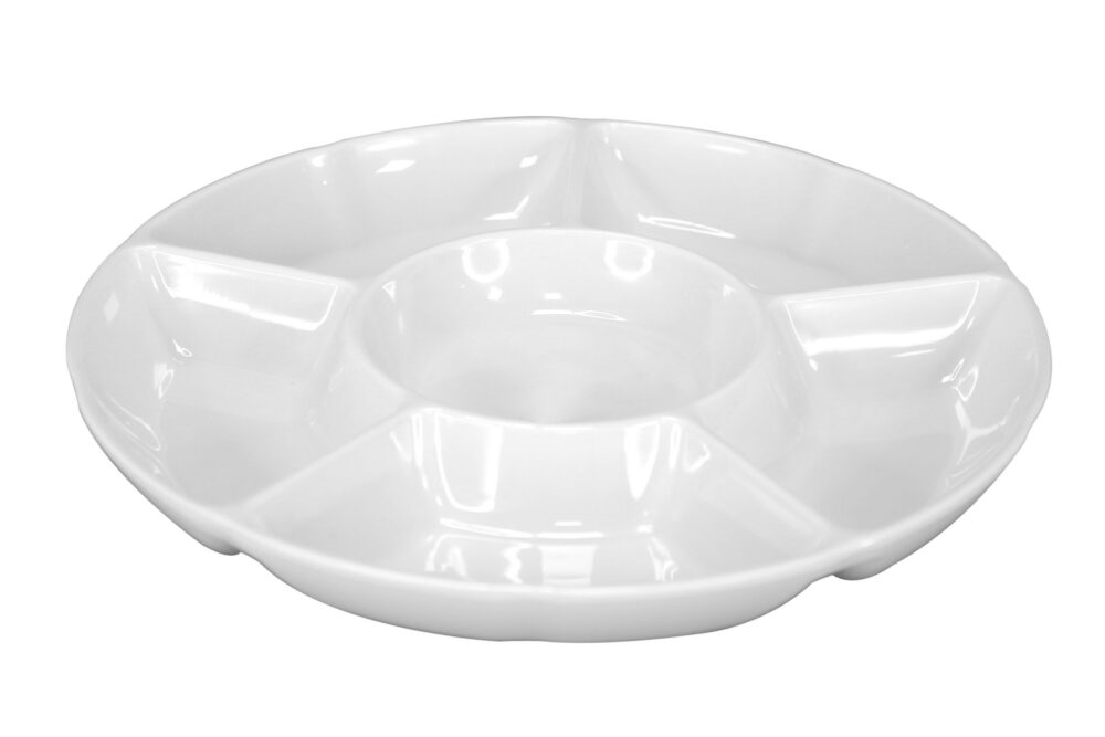 קברט 6 תאים קמומה 30 ס"מ מלמין לבן