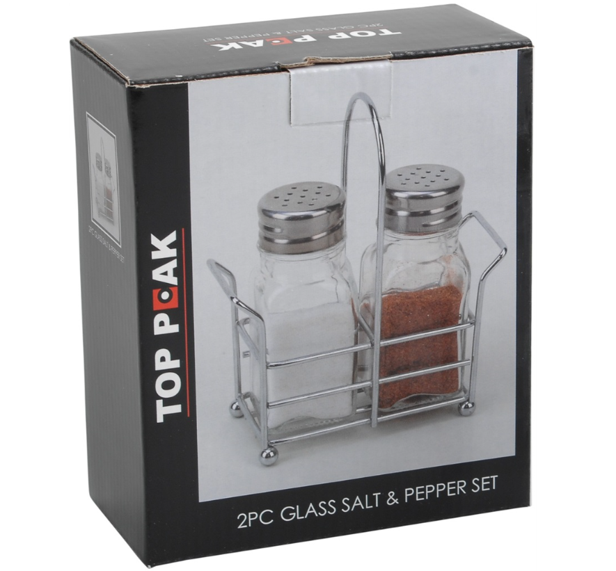 סט (2) מלחיה מרובעת מעמד ניקל