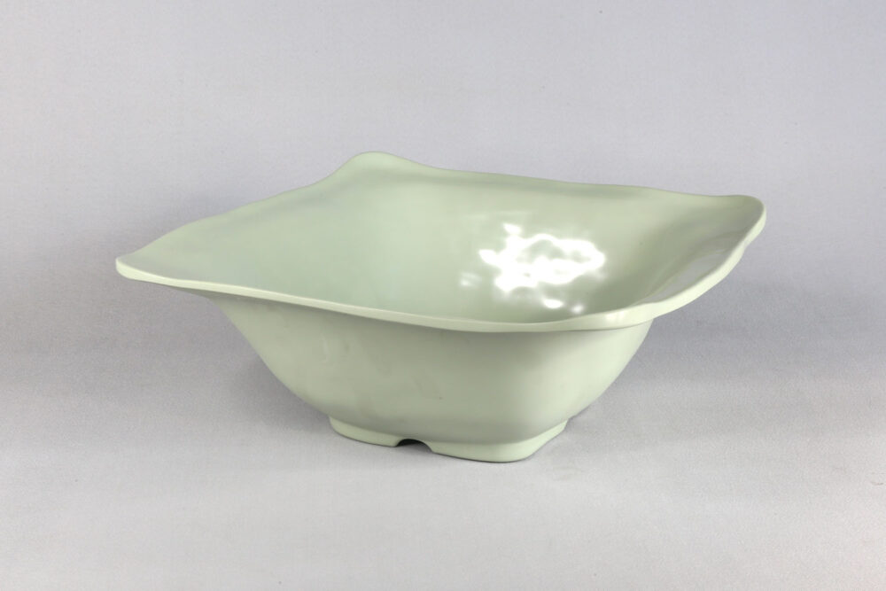 קערה ריבועית כנרת 32 ס”מ מלמין ירקרק