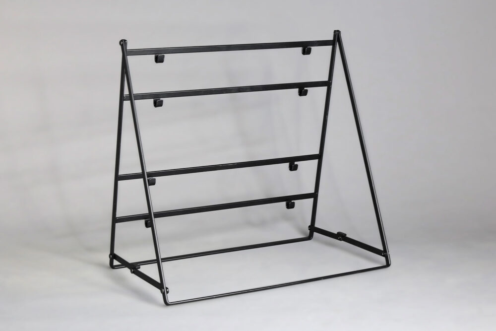 סטנד ל-2 סלסלות רשת שחור