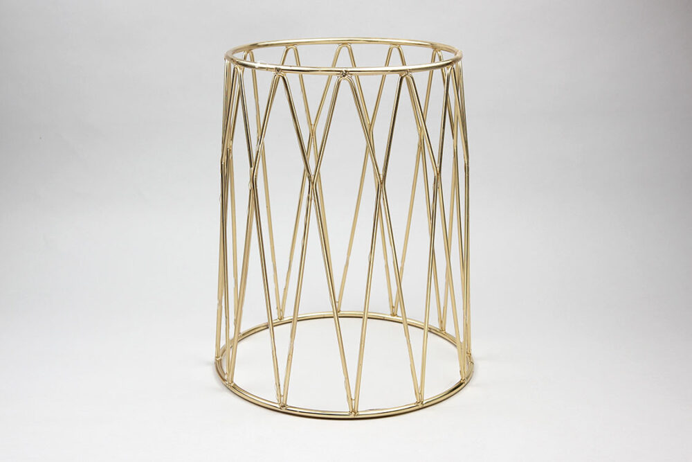 סטנד עגול קוני זהב גובה 30 ס"מ (מקט חדש 921112)