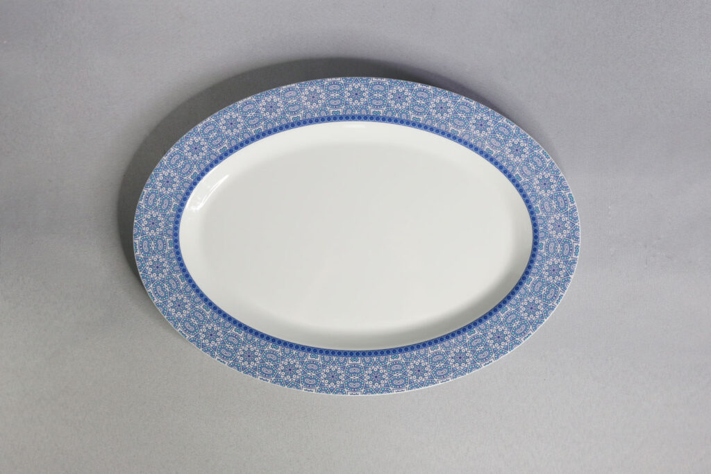 פלטה אובל 40.7*29.2 לאק מלמין