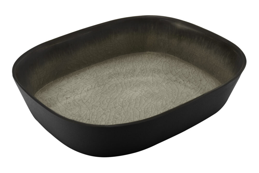 גסטרונום 1/2-65 קפסול אפור/שחור מלמין (קרטון של 12 או 24)