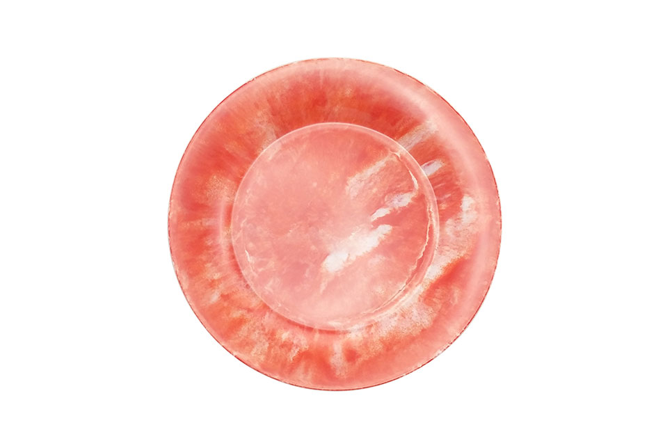 צלחת 22.5 ס"מ קלאודי אדום מלמין