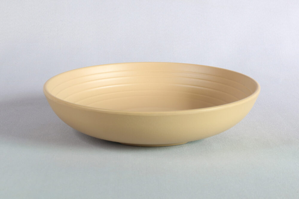 קערה זן סהרה 22.5 ס"מ מלמין זהבהב