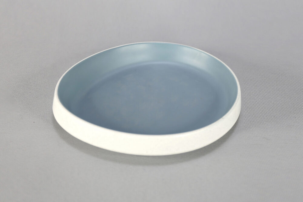 קערה אובלית טאיג'י 25*23 ס"מ מלמין כחול לבן