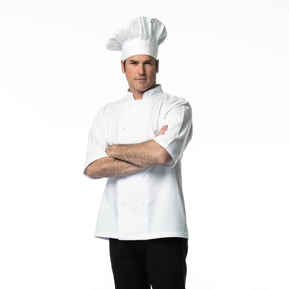 ז'קט שף דרייפיט כפתוריי בד