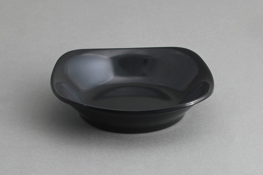 צלוחית רבועית 3.5*15 מלמין שחור