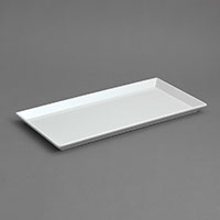 מגש אוסקר 17*35 ס"מ מלמין לבן