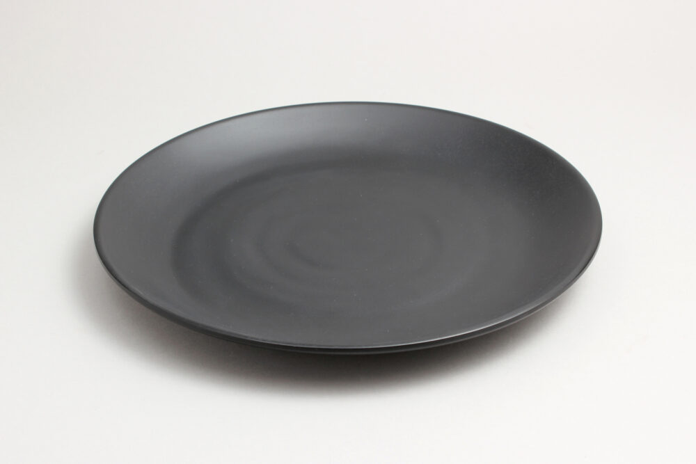 צלחת זן ווינד 25.4 מלמין שחור