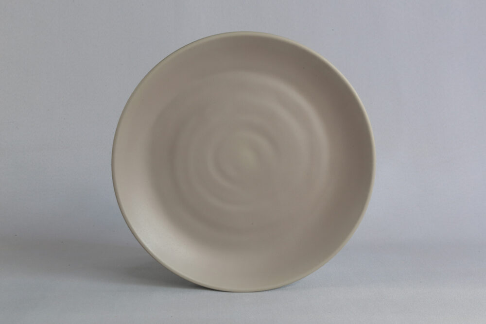 צלחת זן סהרה 25.4 ס"מ מלמין אפרפר