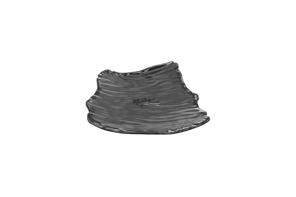 פלטה טוקיו 30X23.2X5.6 ס"מ סקורה מלמין שחור