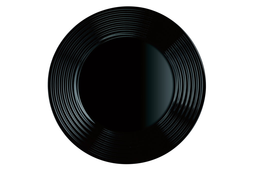 6 צלחות סטיירו 25 ס”מ שחור