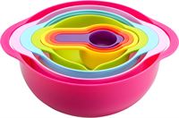 סט (8) קערות- מסננות- כוסות מידה