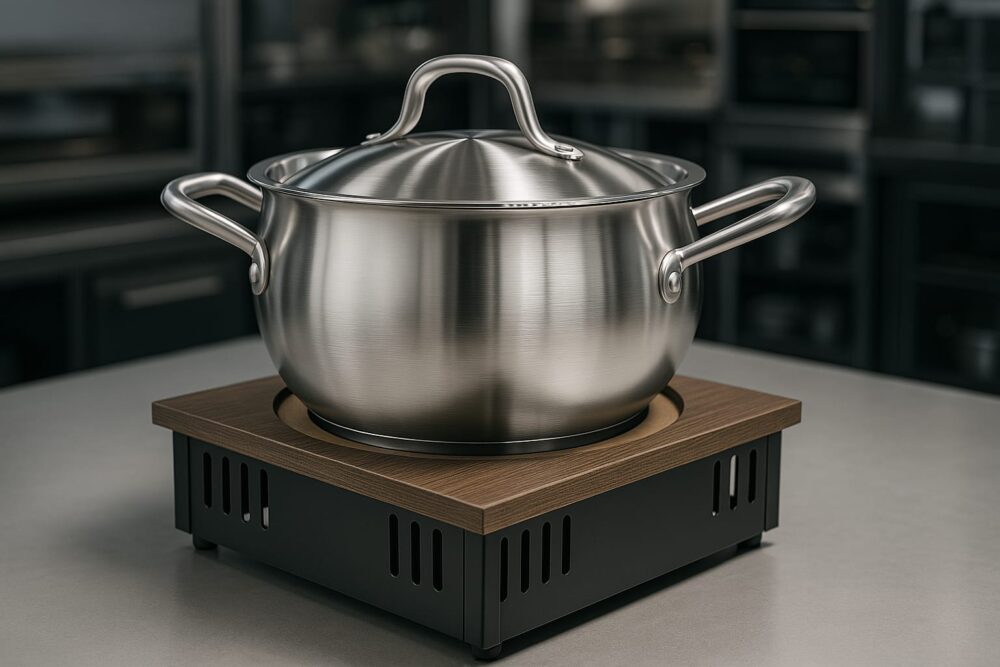 מעמד חימום מרובע מעץ – 27 ס