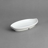 רביירה אובלית 19 מלמין לבן/שחור