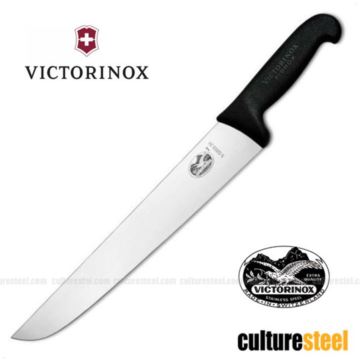 סכין קצב 36 ס”מ ידית שחורה victorinox