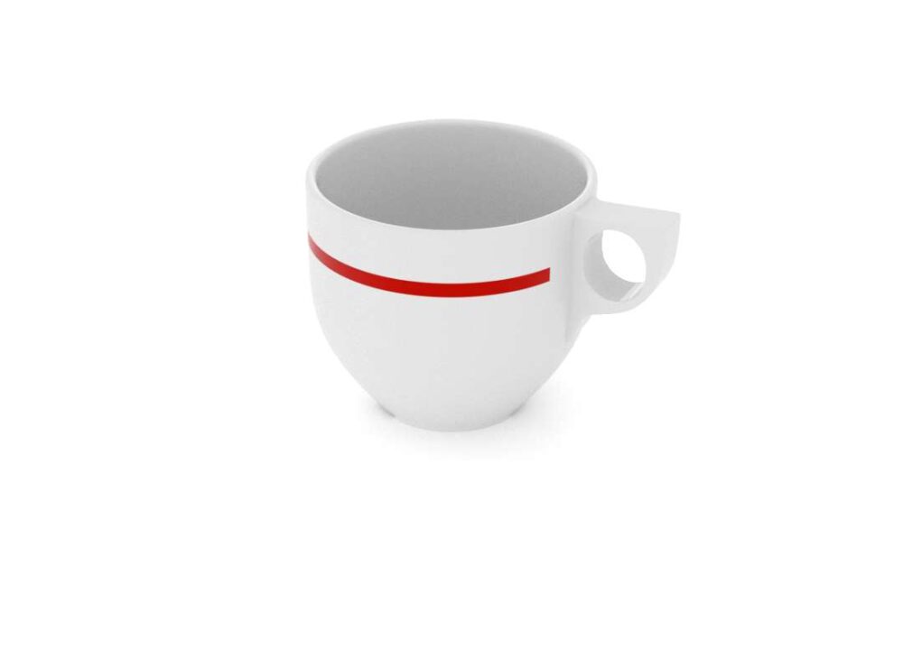 ספל מקושט 210 מ