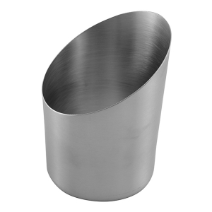 כלי הגשה משופע נירוסטה 8.5X8.5 ס"מ