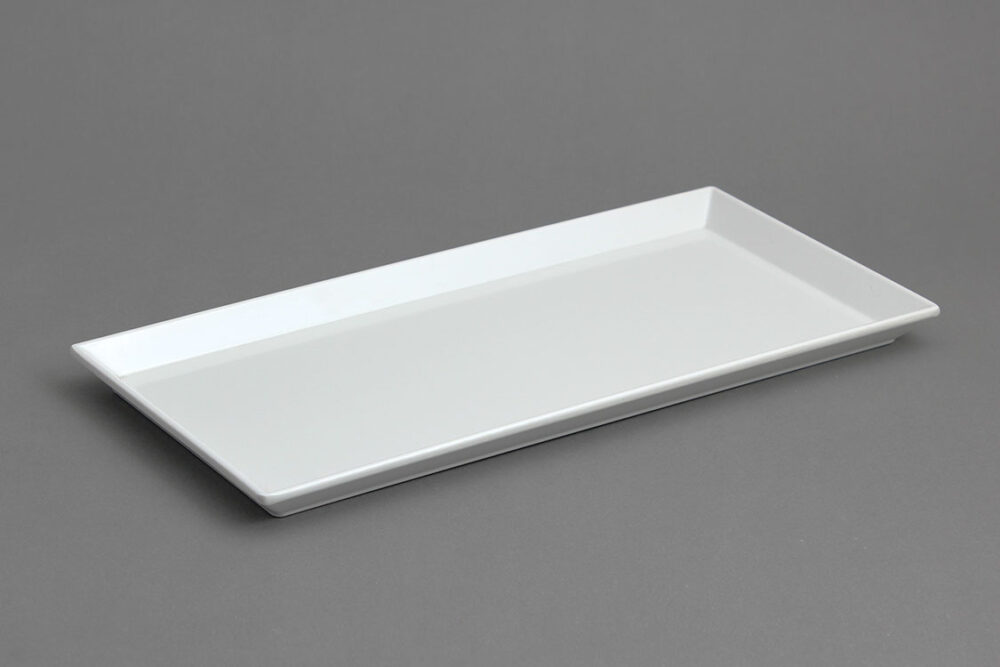 מגש אוסקר 17*35 ס"מ מלמין לבן