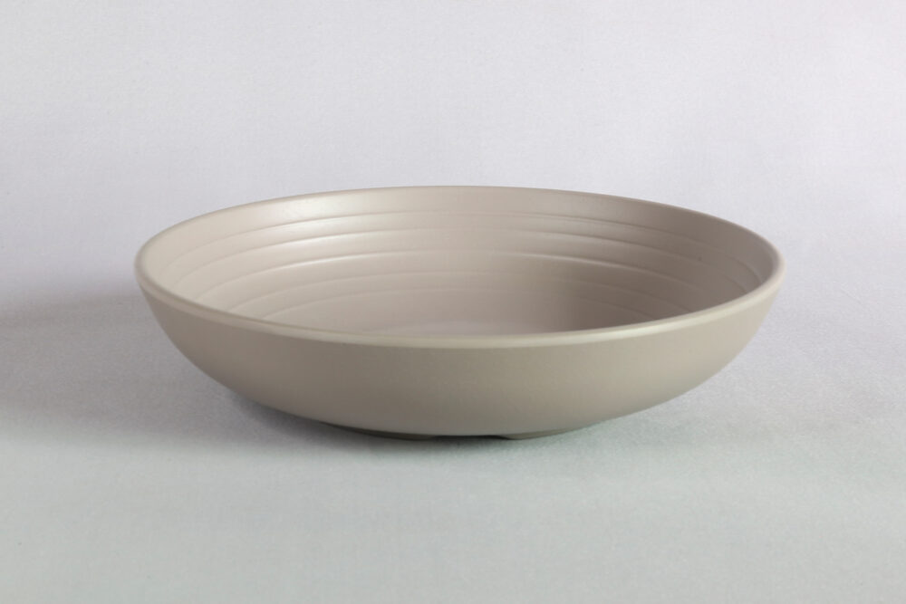 קערה זן סהרה 22.5 ס"מ מלמין אפרפר