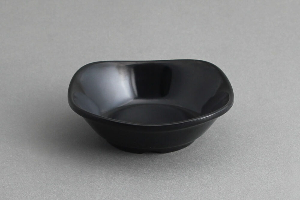 צלוחית רבועית 3.3*10 מלמין שחור